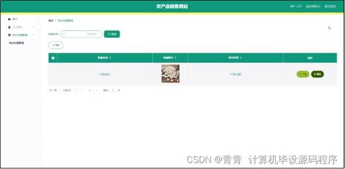 農產品銷售網站的設計、開發與部署方案